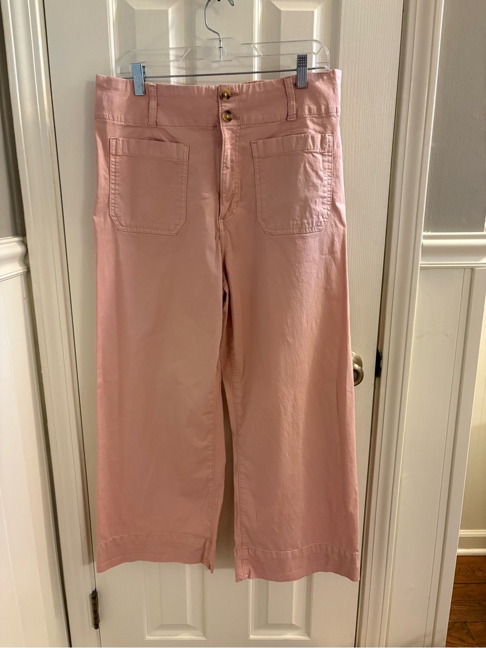 LC Lauren Conrad Wide-Leg High-Waist Pants in Blush Pink